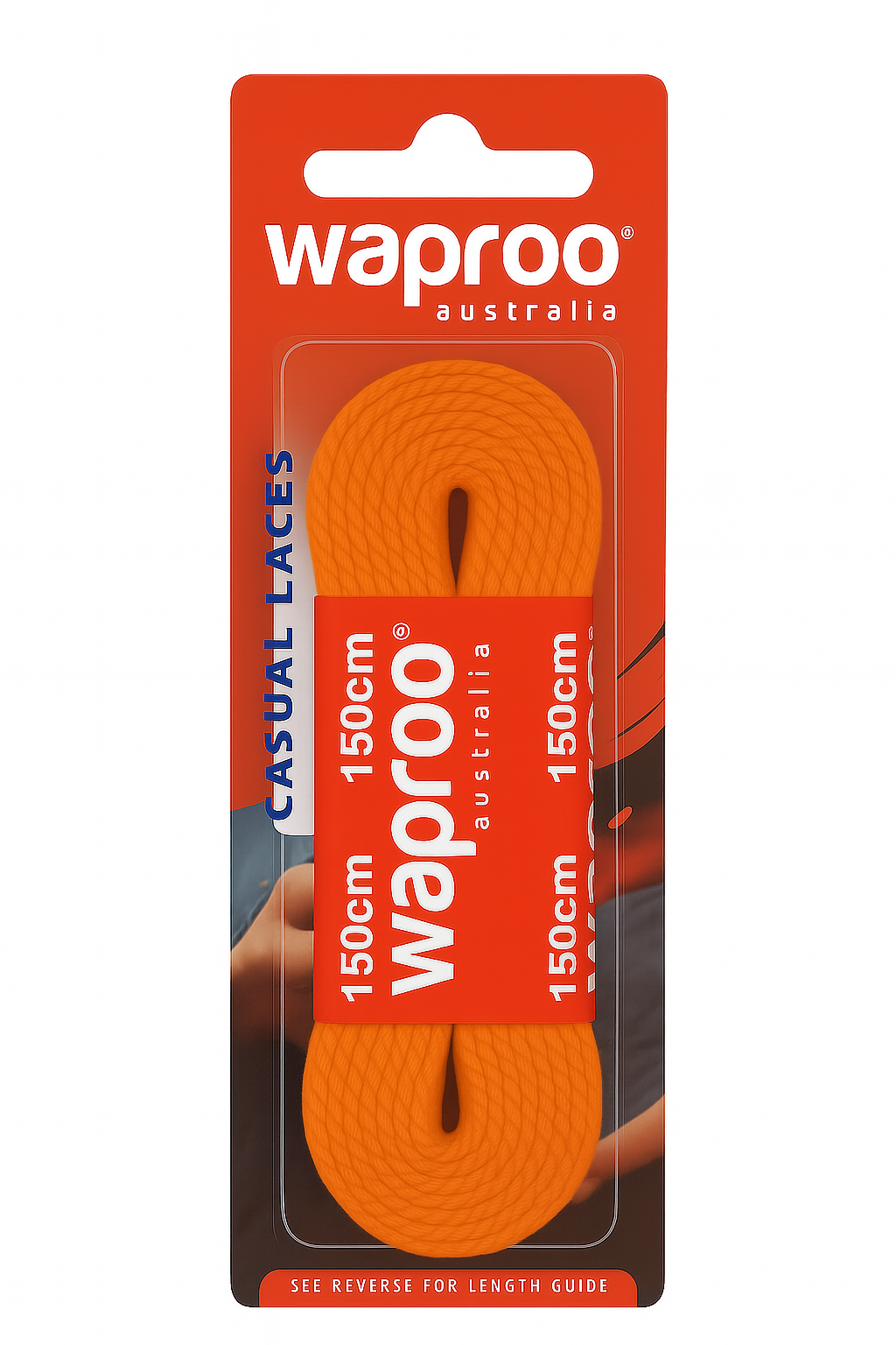 BLISTER LACES 150CM TRACK WAPROO