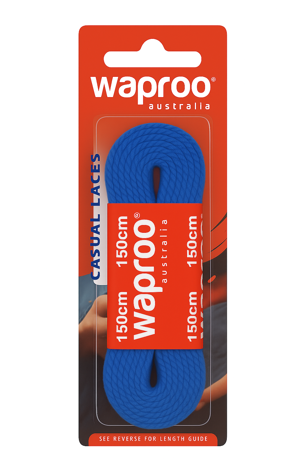 BLISTER LACES 150CM TRACK WAPROO