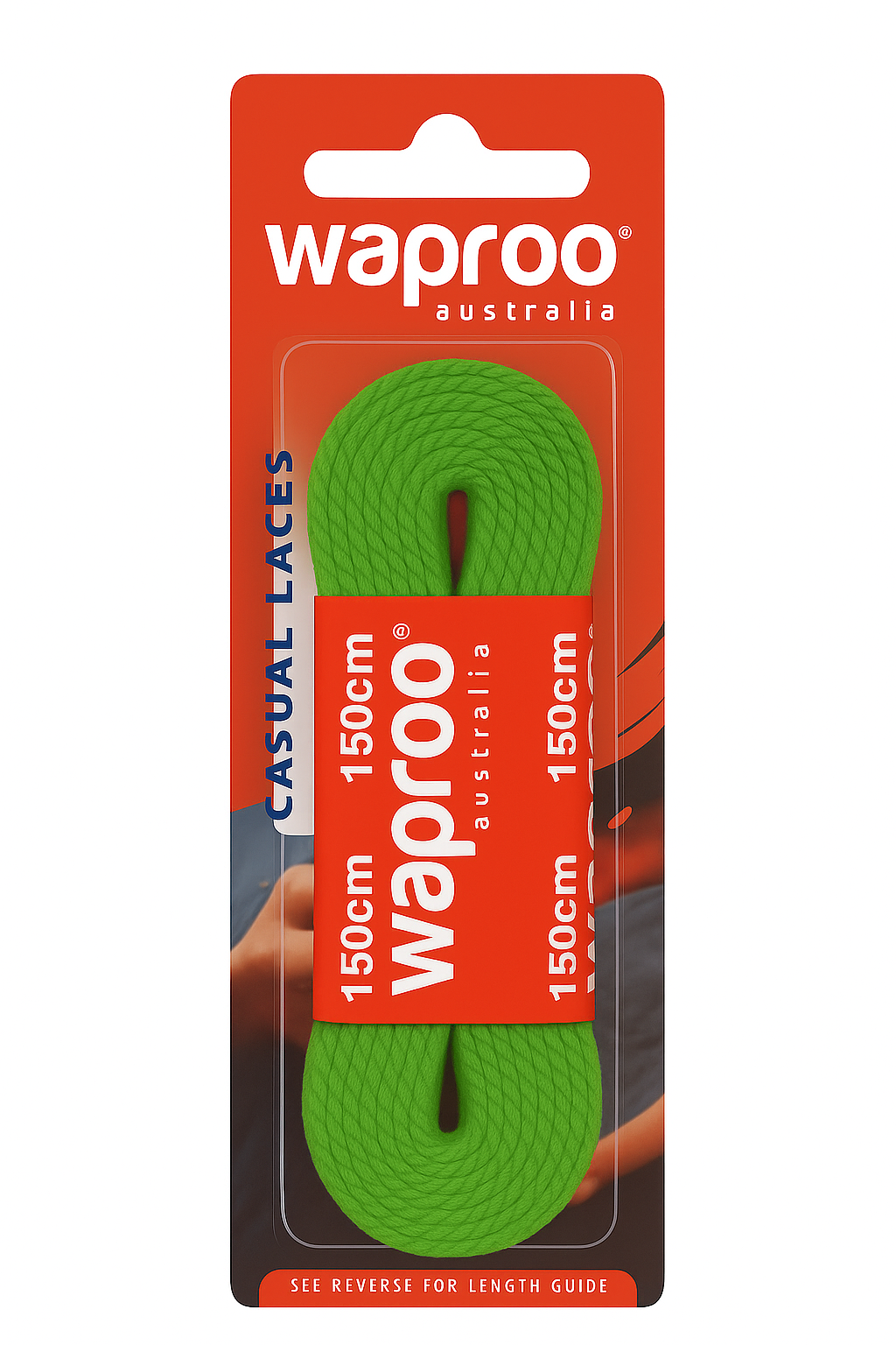 BLISTER LACES 150CM TRACK WAPROO