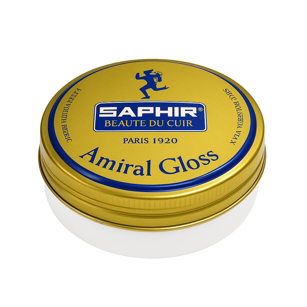 SAPHIR BEAUTE DU CUIR - AMIRAL GLOSS (HIGH MIRROR SHINE WAX POLISH) - 50ML