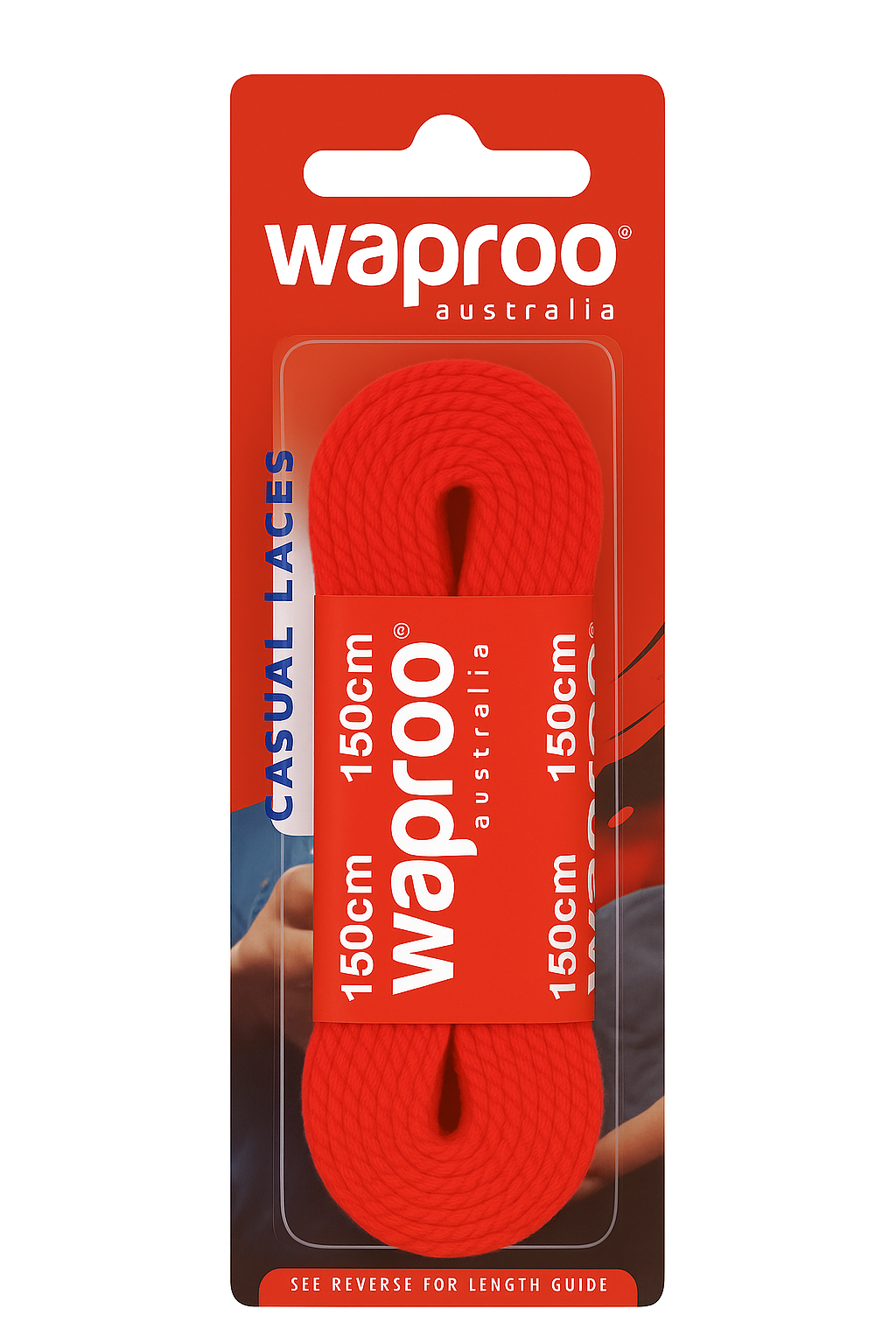 BLISTER LACES 150CM TRACK WAPROO