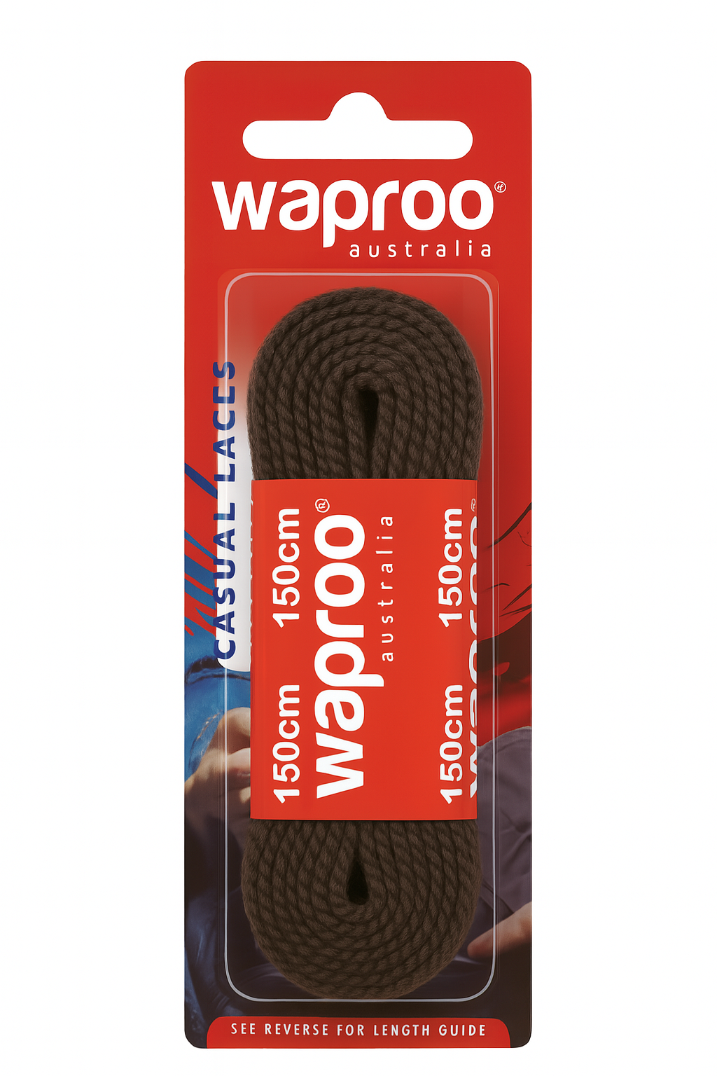 BLISTER LACES 150CM TRACK WAPROO
