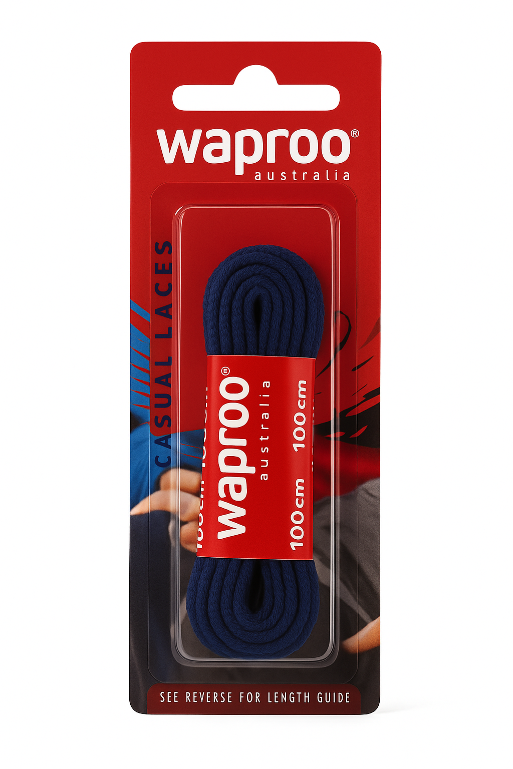 WAPROO - LACES 100CM TRACK (BLISTER)