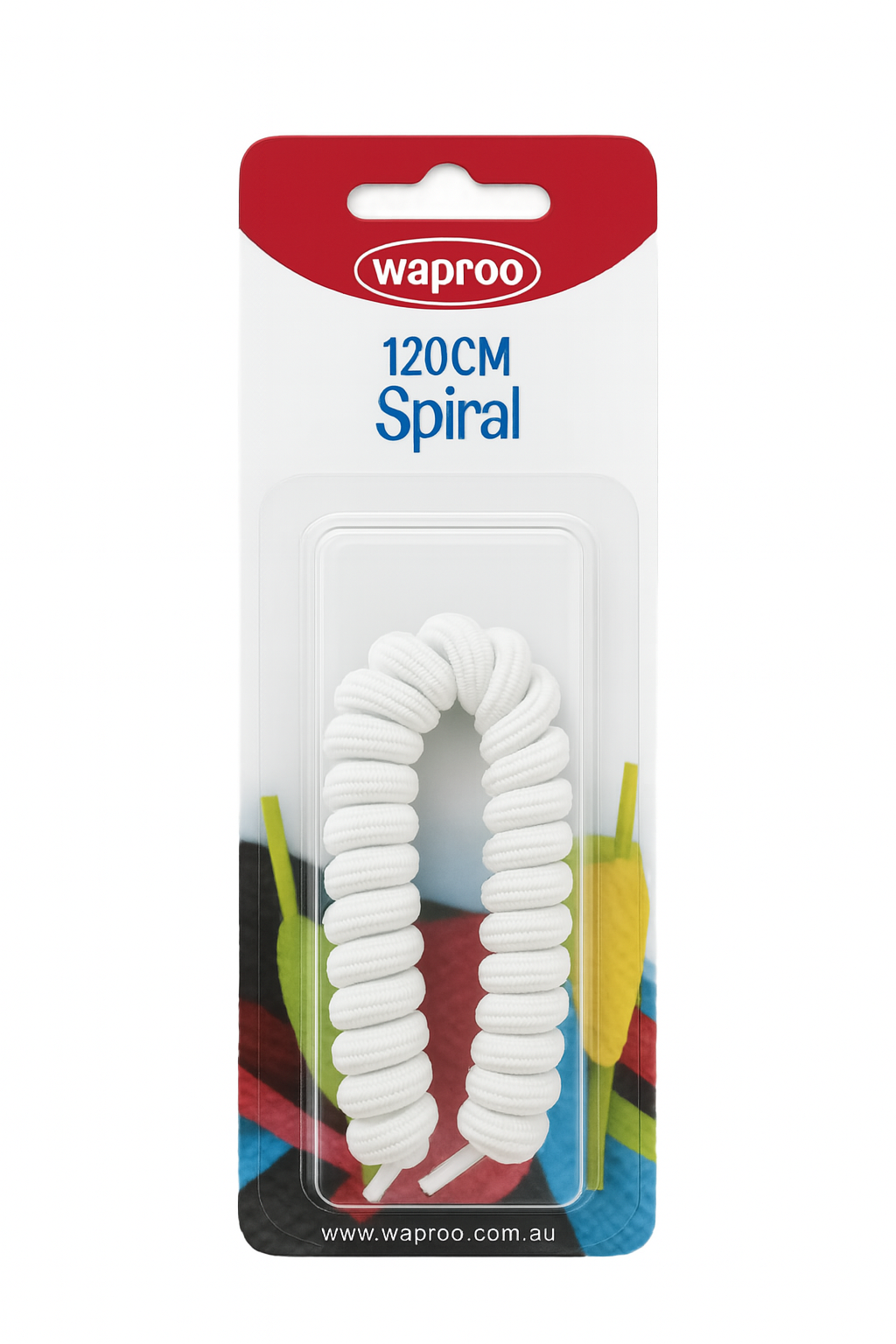 LACES 120CM SPIRAL (BLISTER)