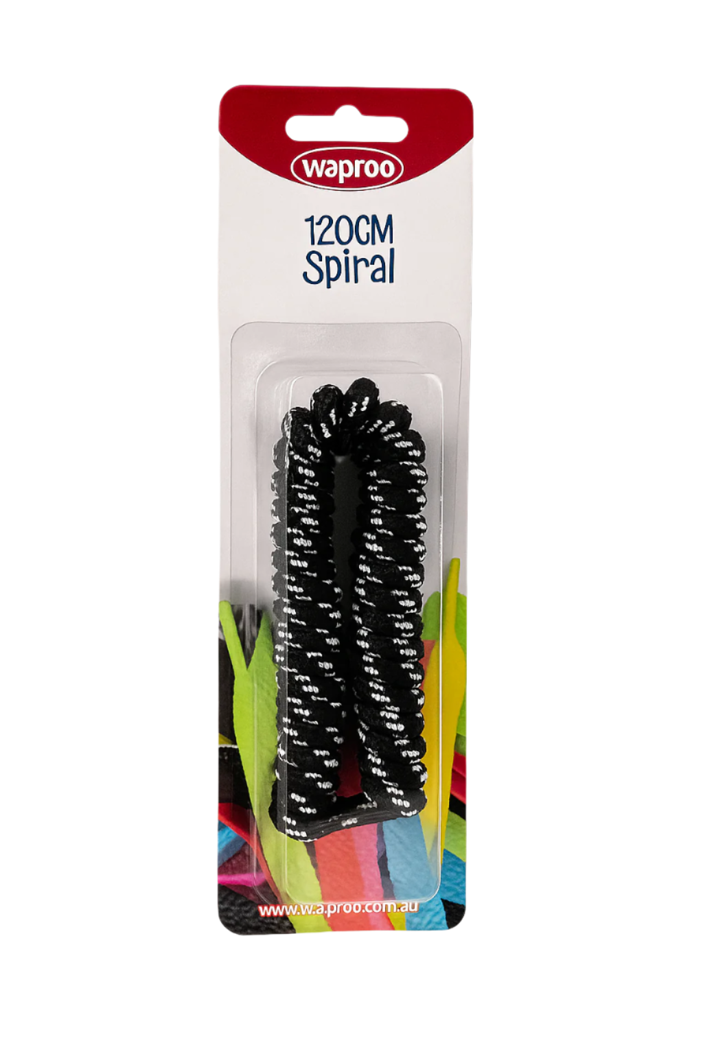LACES 120CM SPIRAL (BLISTER)
