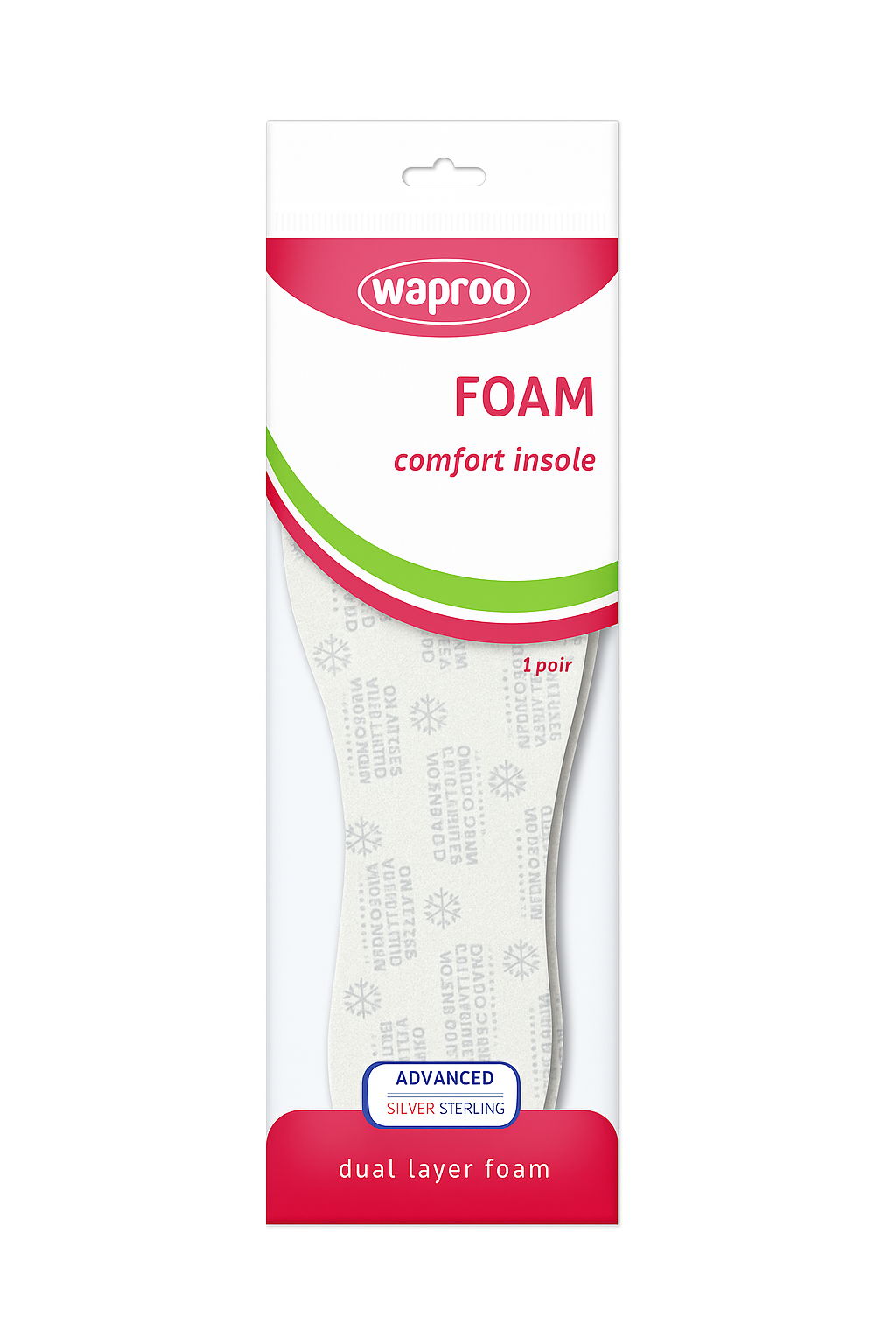 WAPROO - FOAM SILVER INSOLE