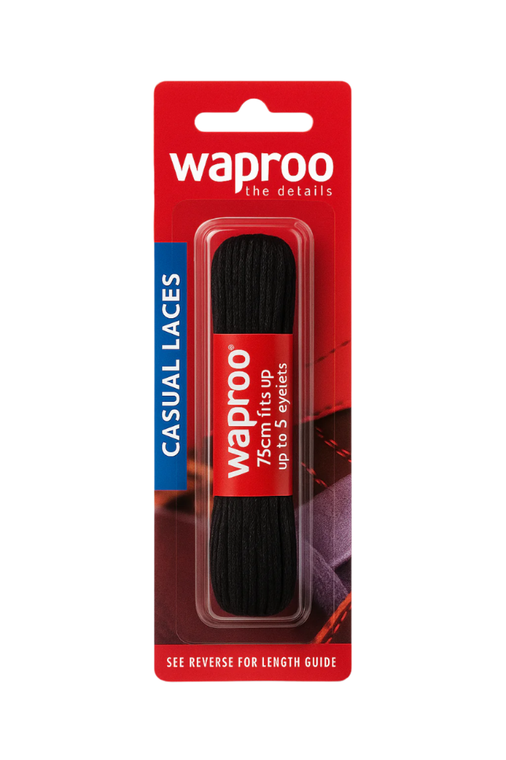 WAPROO - LACES 75CM ROUND (BLISTER)