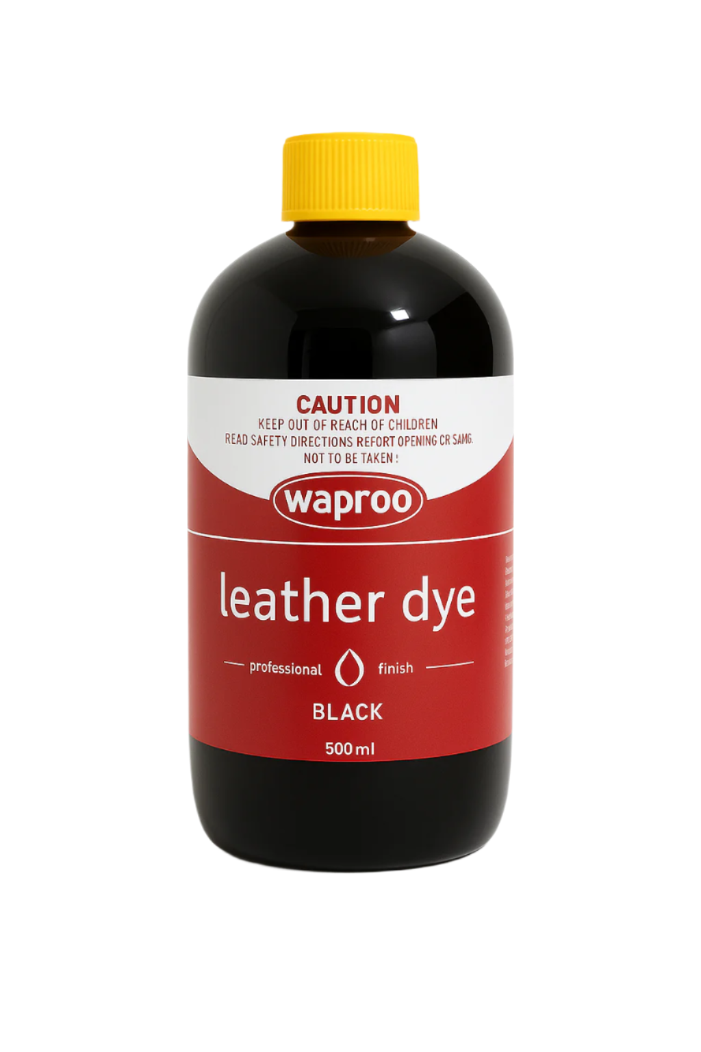 WAPROO - LEATHER DYE BLACK - 500ML
