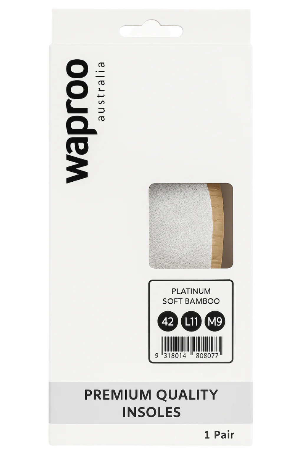 WAPROO PLATINUM - SOFT BAMBOO INSOLE