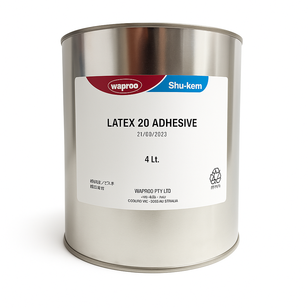 LATEX 20 ADHESIVE SHU-KEM - 4LT