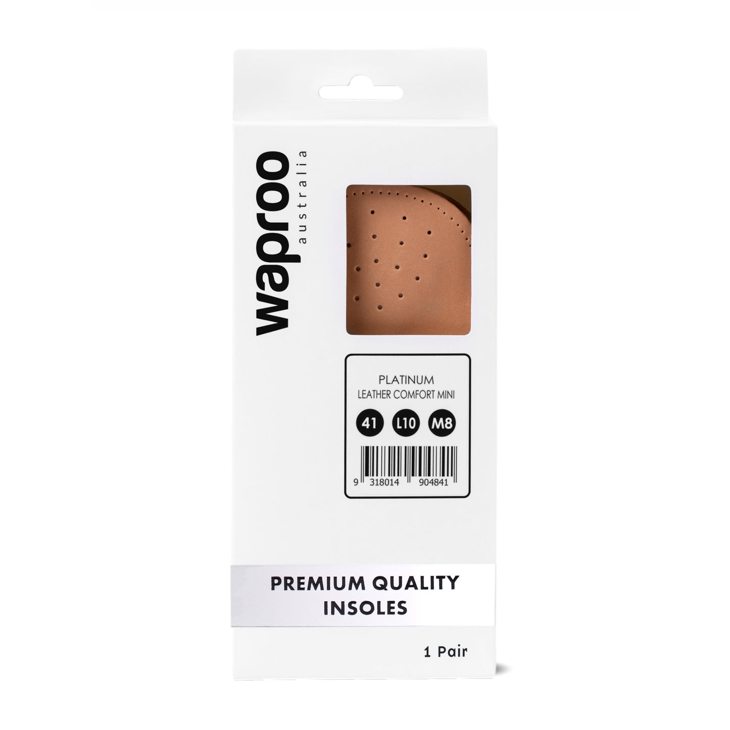 WAPROO PLATINUM - LEATHER COMFORT MINI INSOLE