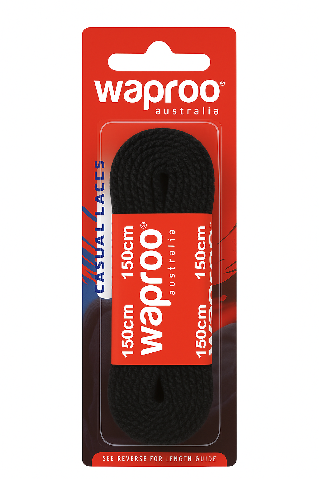 BLISTER LACES 150CM TRACK WAPROO