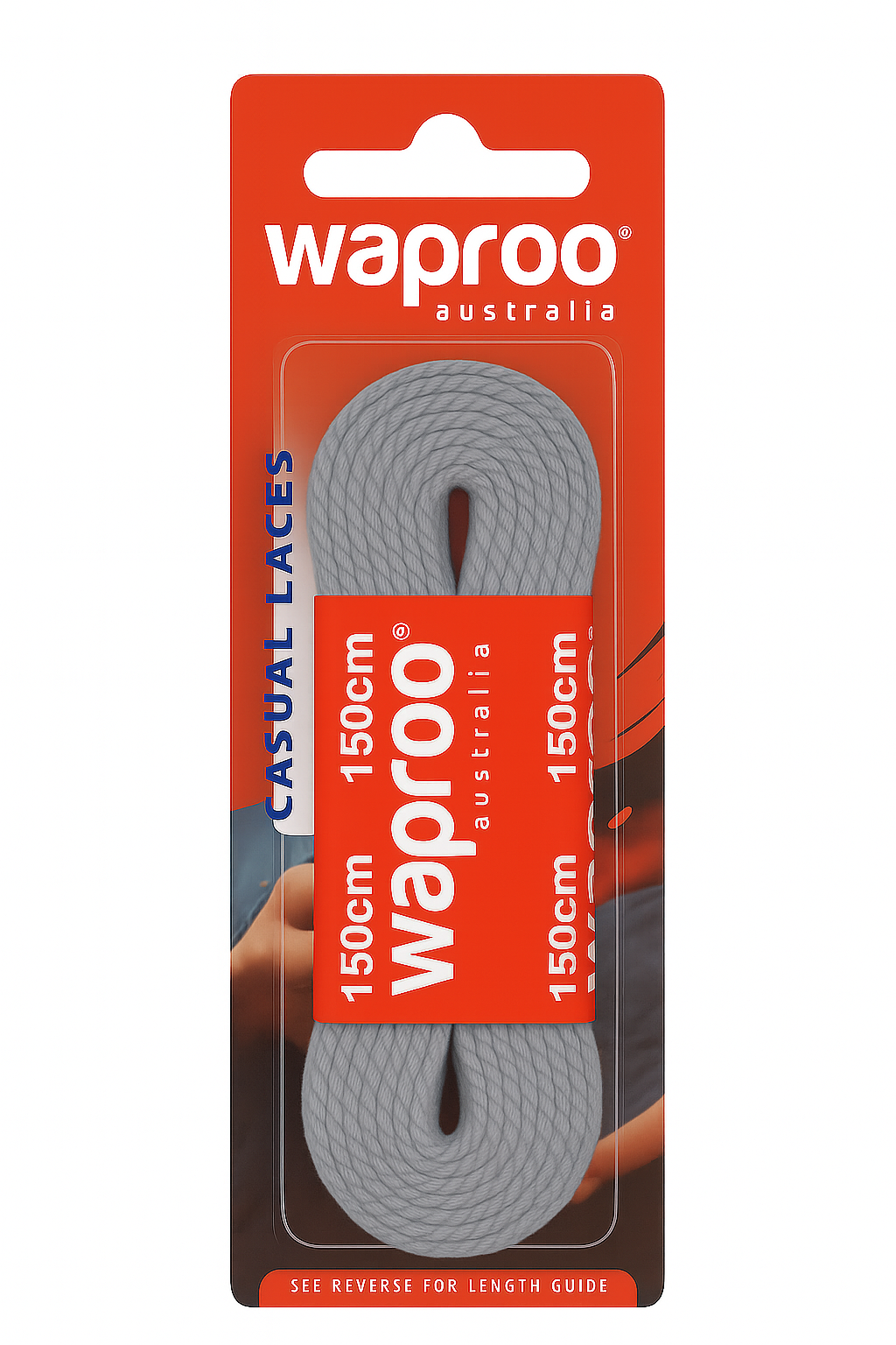 BLISTER LACES 150CM TRACK WAPROO