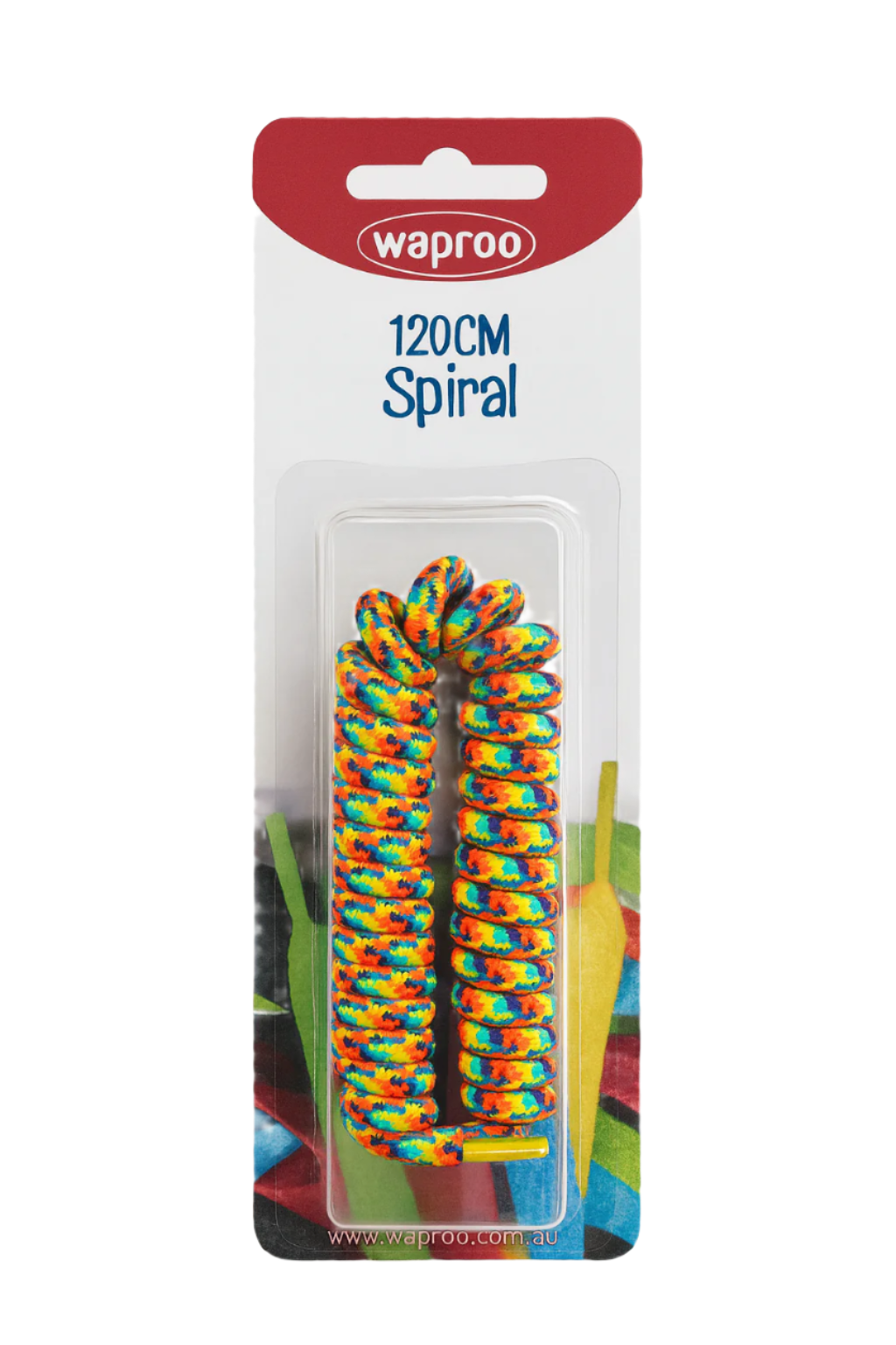BLISTER LACES 120CM SPIRAL WAPROO