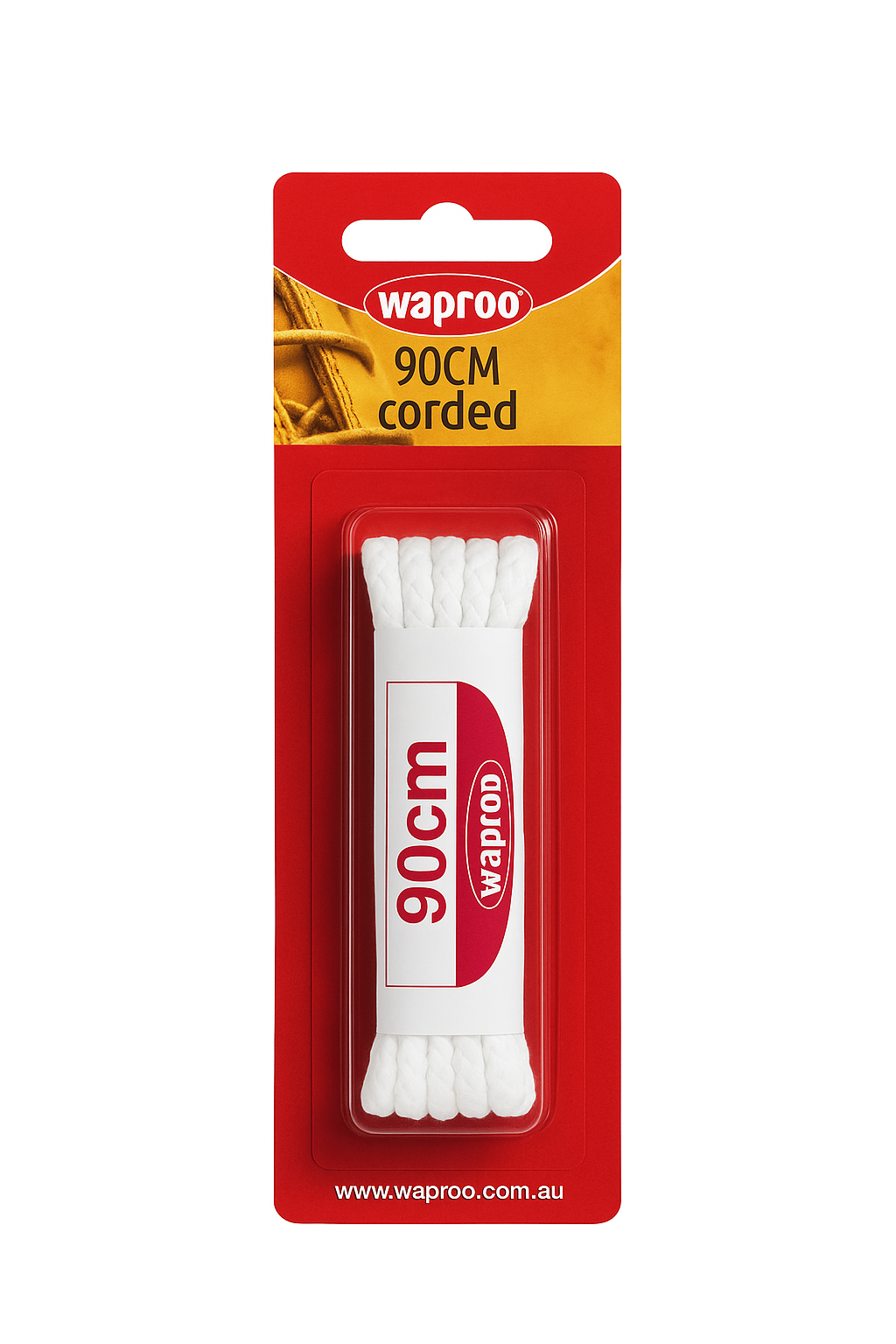 WAPROO - LACES 90CM CORDED (BLISTER)