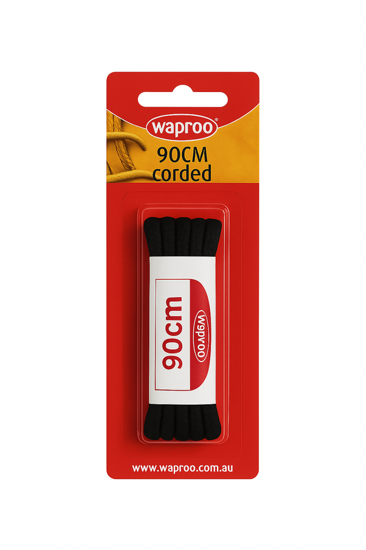 LACES 90CM CORDED (BLISTER)
