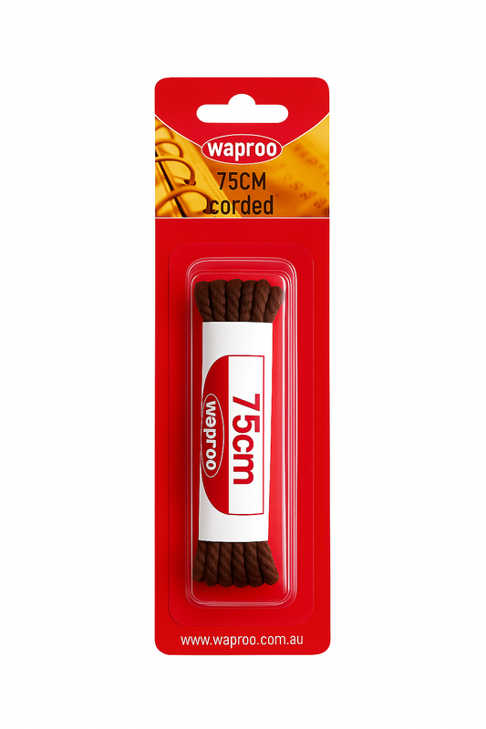 LACES 75CM CORDED (BLISTER)