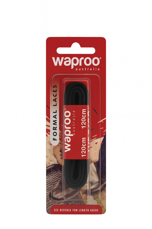 LACES 120CM WAXED (BLISTER)