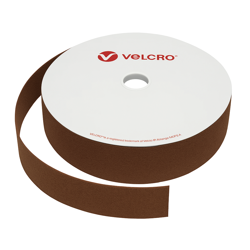 VELCRO STRAPPING-BROWN