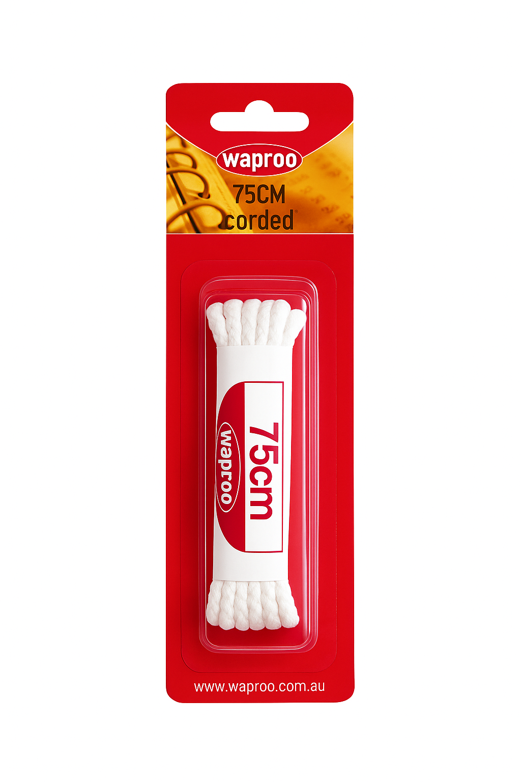 WAPROO - LACES 75CM CORDED (BLISTER)