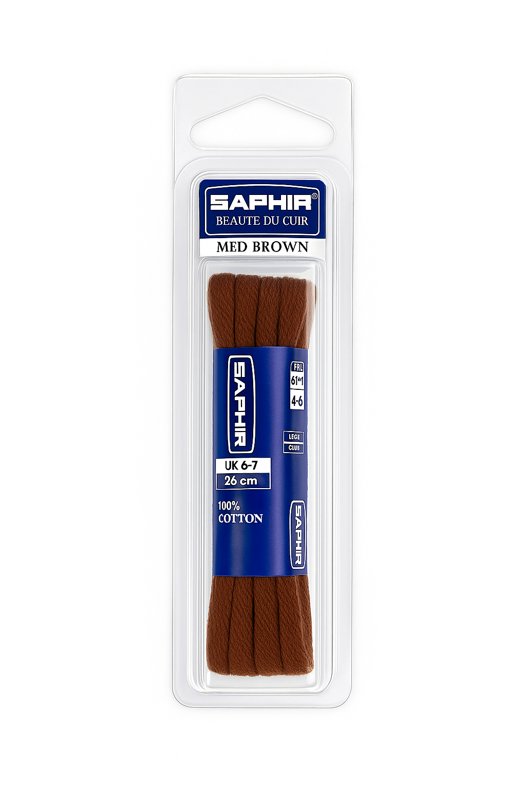 SAPHIR BEAUTE DU CUIR - LACES 120CM WIDE FLAT