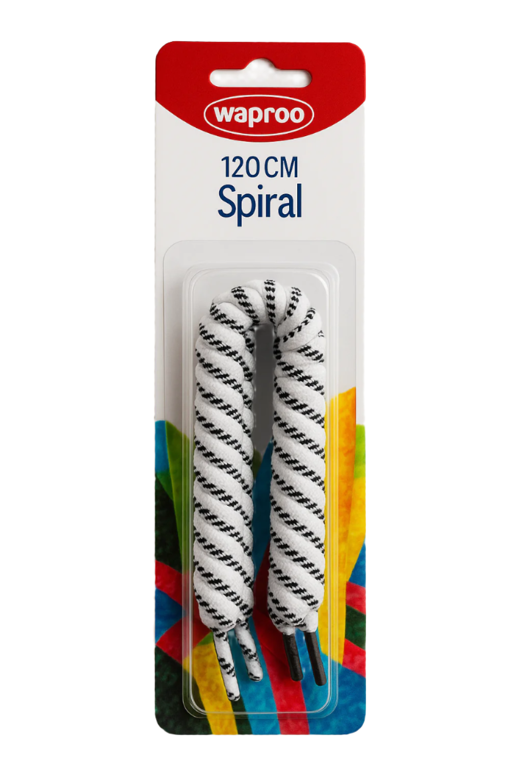 WAPROO - LACES 120CM SPIRAL (BLISTER)