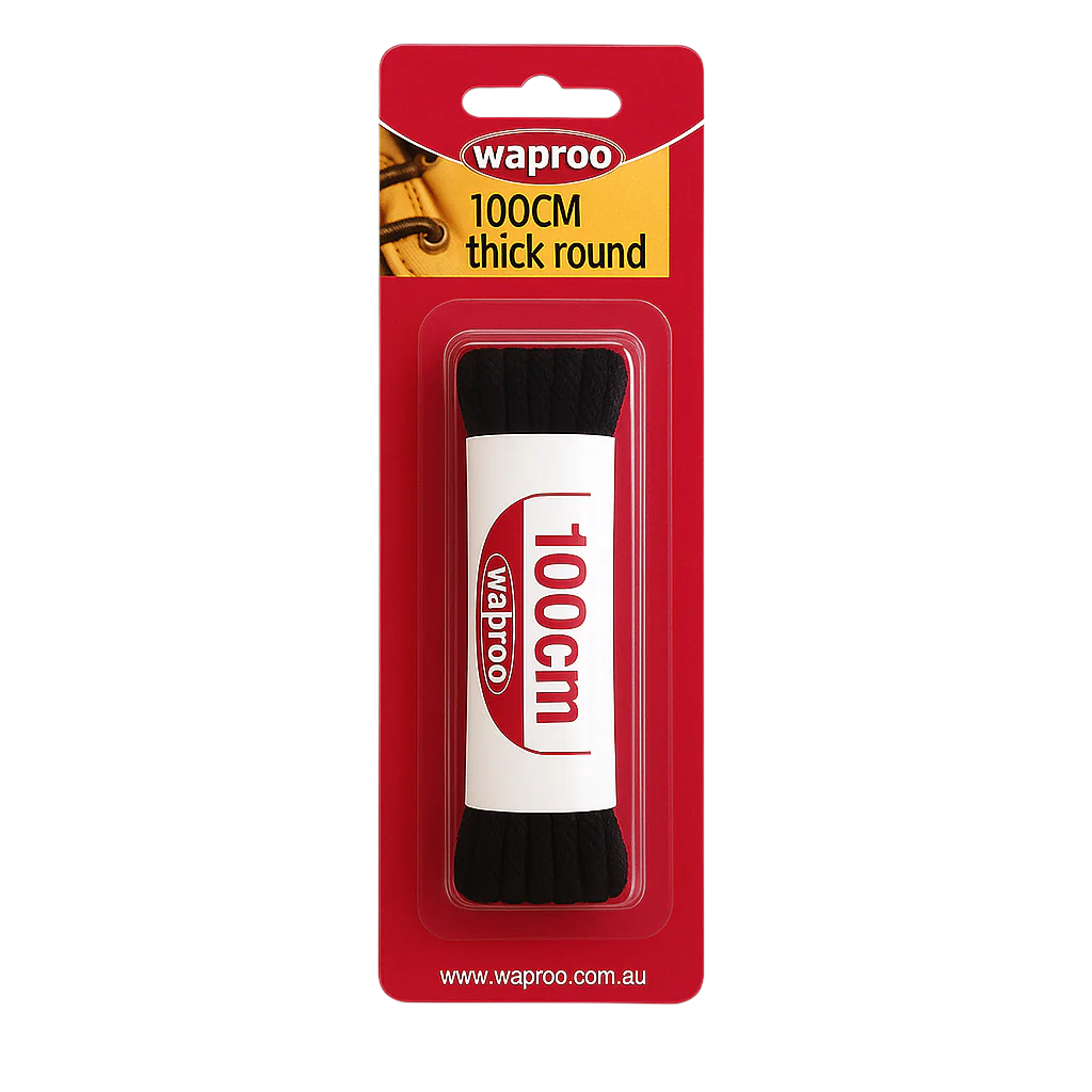 BLISTER LACES 100CM THICK ROUND WAPROO