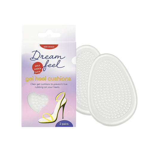 INSOLE HEEL CUSHIONS GEL DREAMFEET 2PK
