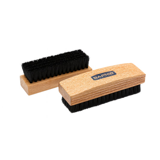 SAPHIR BEAUTE DU CUIR - SHOE SHINE BRUSH - BLACK - 12.5cm