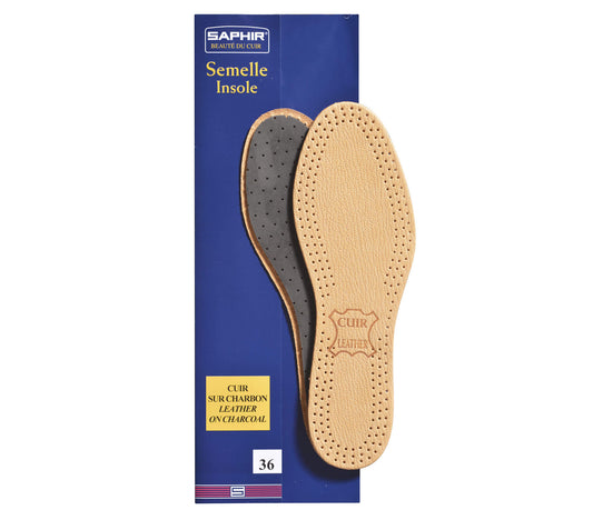 Saphir Beaute du Cuir - Leather & Charcoal Insoles