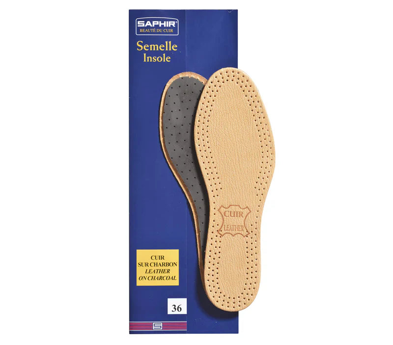 SAPHIR BEAUTE DU CUIR - LEATHER & CHARCOAL INSOLES