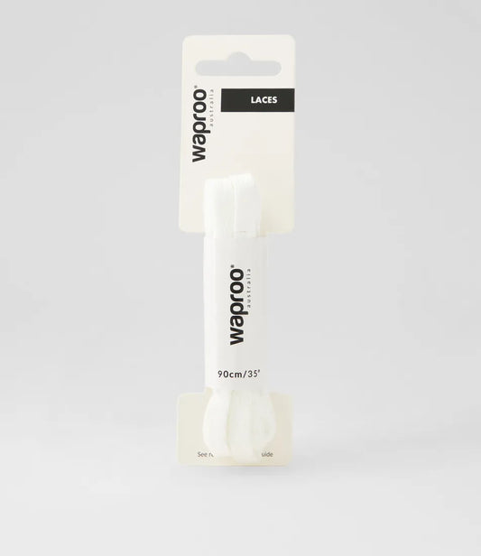 PLATINUM - LACES 90CM FLAT TRACK WHITE