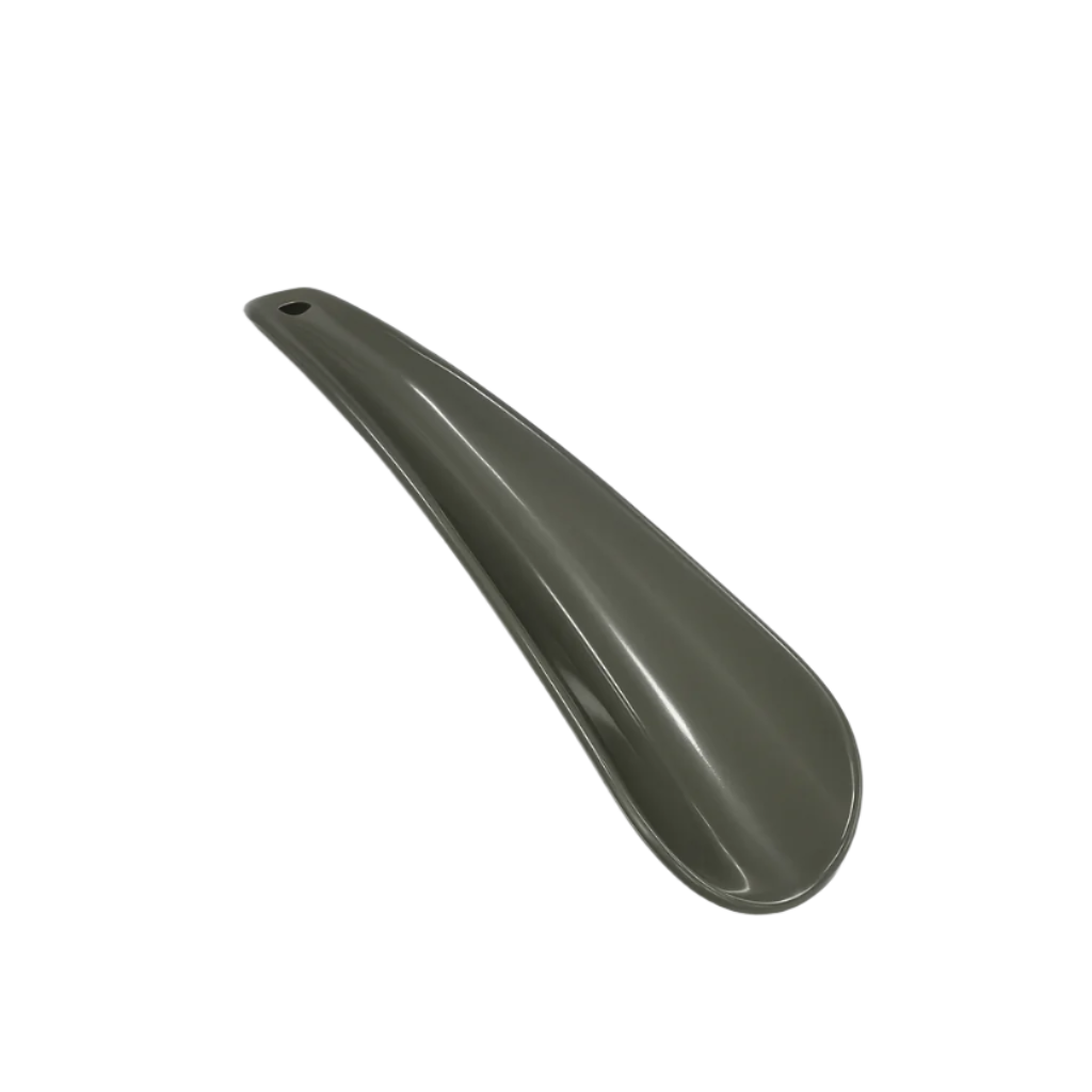 OLYMPIC - PLAIN PLASTIC SHOE HORN - MEDIUM - GREY