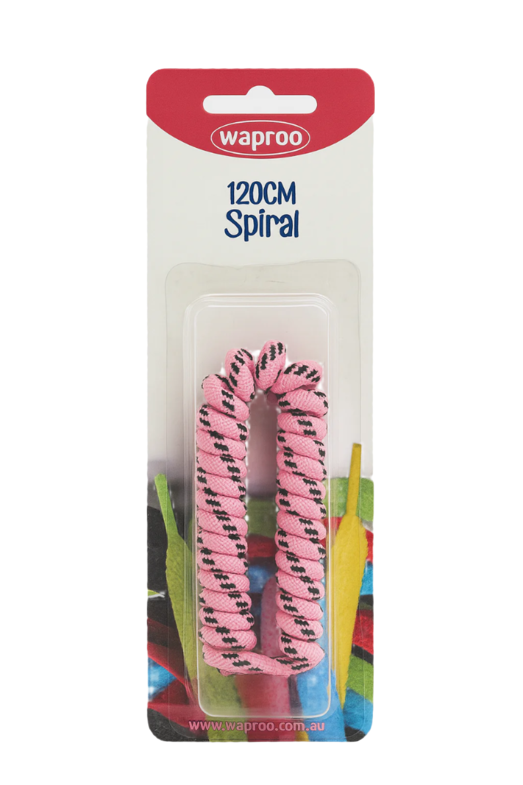 BLISTER LACES 120CM SPIRAL WAPROO