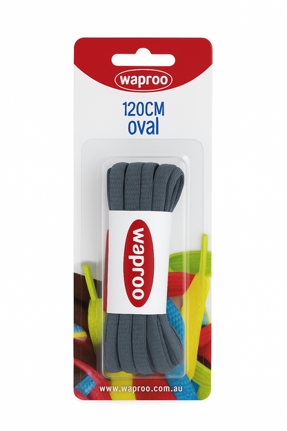 WAPROO - LACES 120CM OVAL (BLISTER)