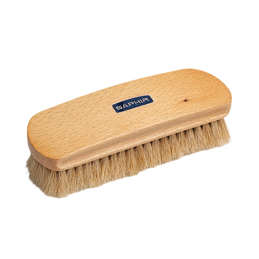 SAPHIR WHITE HORSEHAIR BRUSH 21 CM (BROSSE CRIN DE CHEVAL)