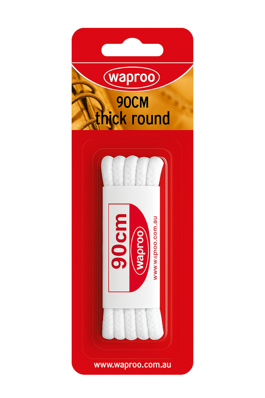 LACES 90CM THICK ROUND (BLISTER)
