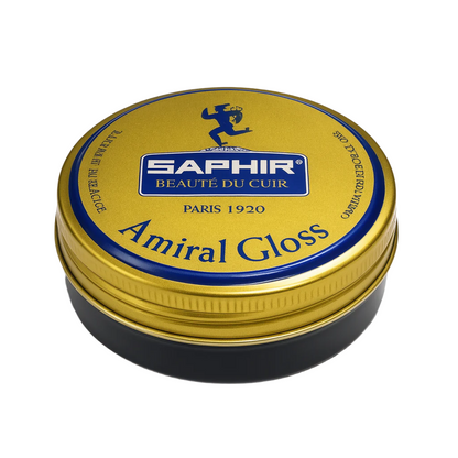 SAPHIR BEAUTE DU CUIR - AMIRAL GLOSS (HIGH MIRROR SHINE WAX POLISH) - 50ML