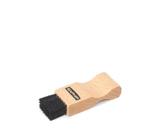 SAPHIR BEAUTE DU CUIR - POMMADIER BRUSH - BLACK BRISTLES - 9cm